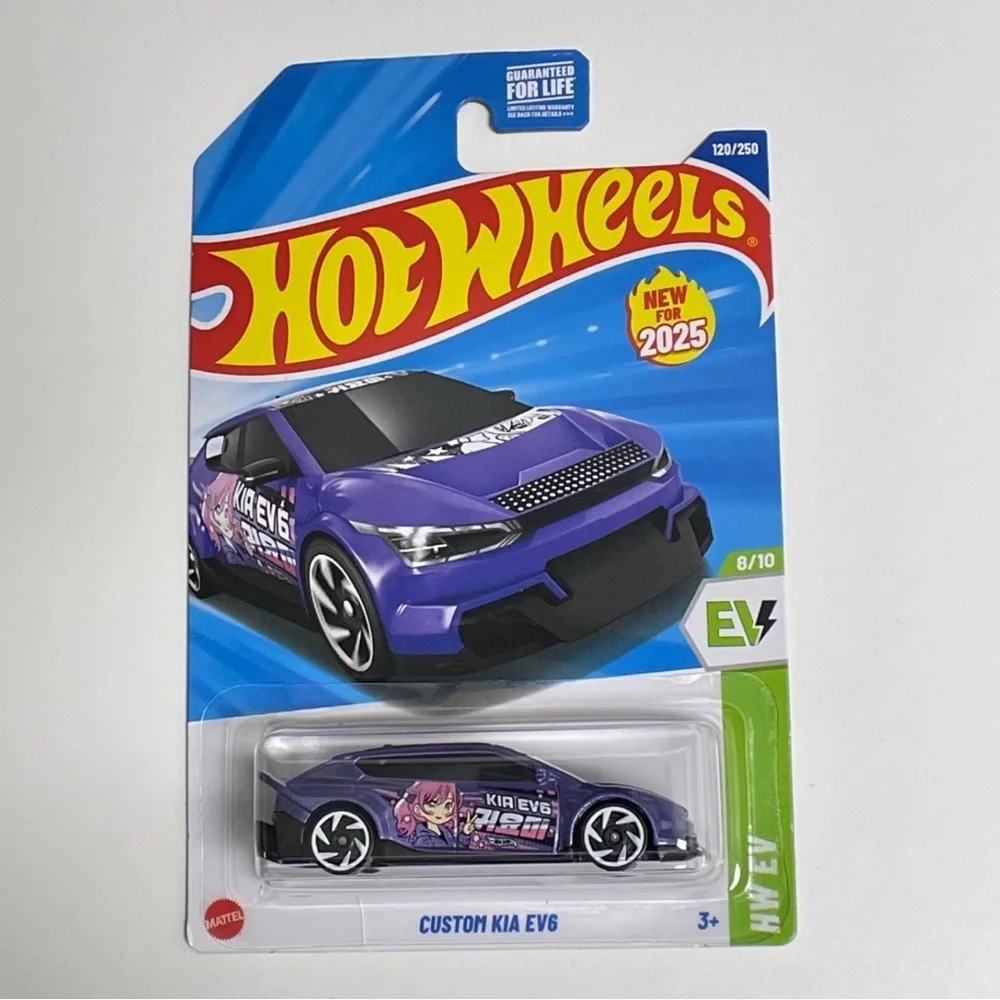 Hot wheel, purple Kia EV6 Toy Car - Purple